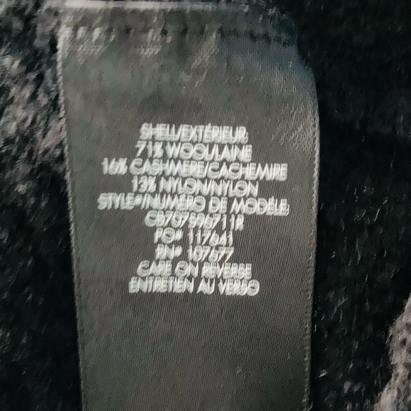 Alice +Olivia black wool and cashmere boucle textured sweater. Size XS - Picture 6 of 6